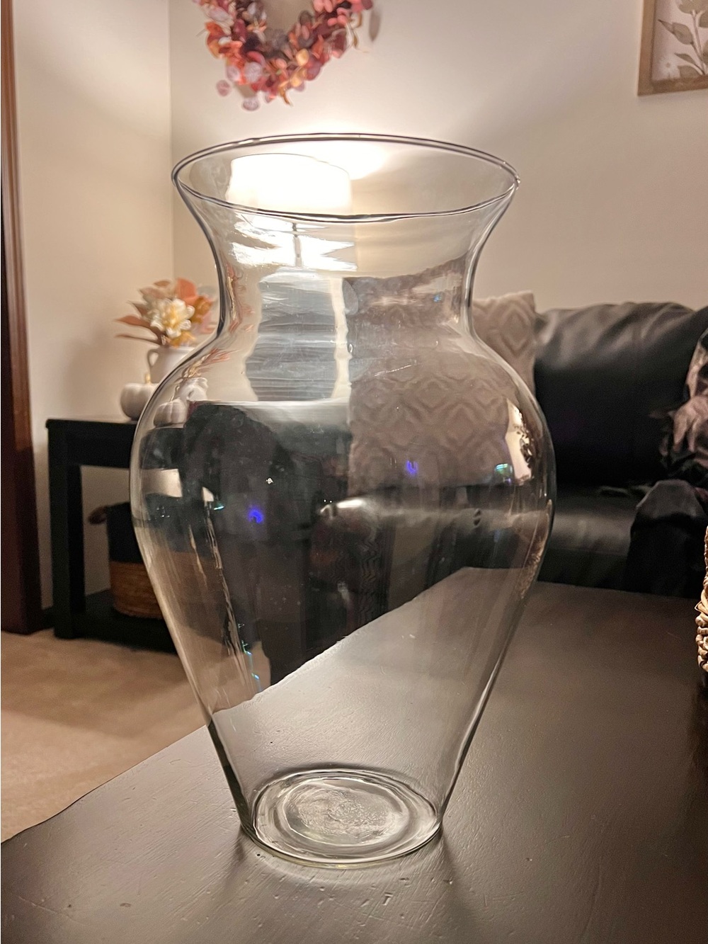 Clear Glass Decorative Vase - Classic Home Accents